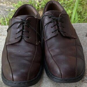Dunham by New Balance Men's Bryce Oxford Lace-Up Shoes Brown Smooth size 9